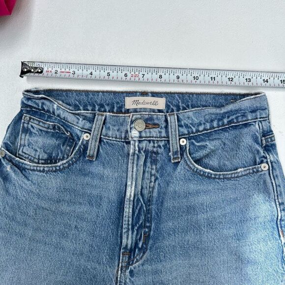 Madewell The Perfect Vintage Straight Jean Women’s Size 25 Light Wash Denim - Picture 8 of 9